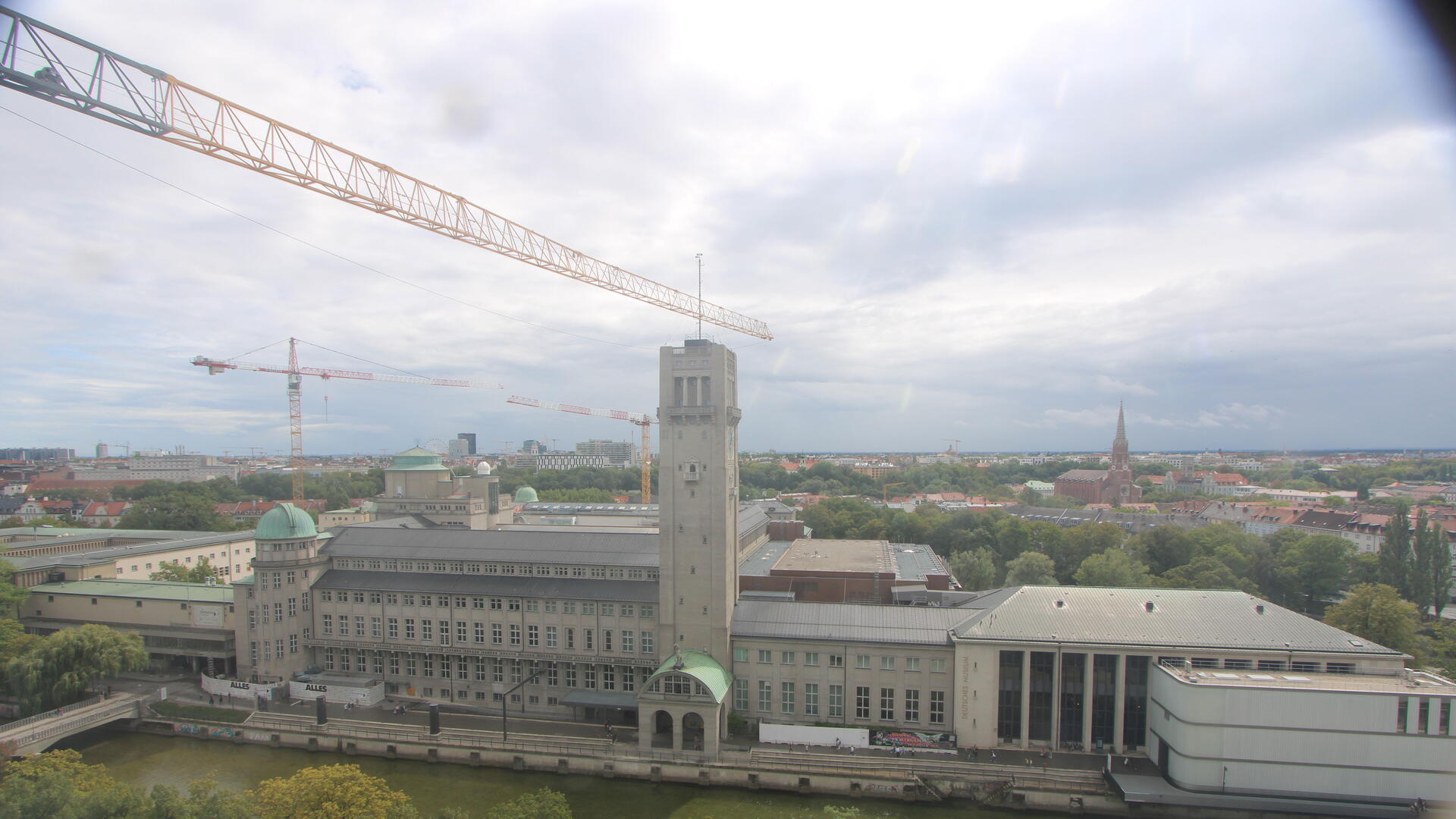 Live Ansicht Webcam Deutsches Museum Richtung Osten