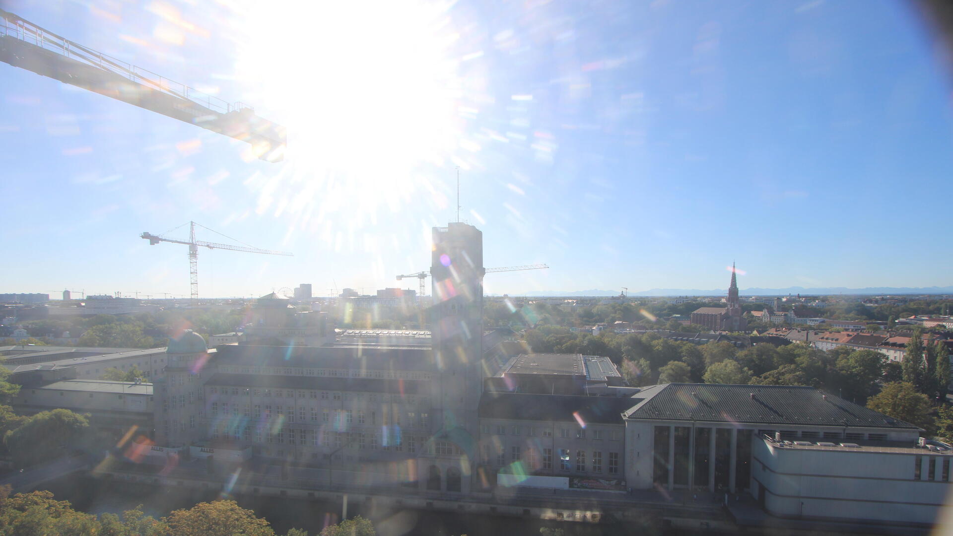 Live Ansicht Webcam Deutsches Museum Richtung Osten