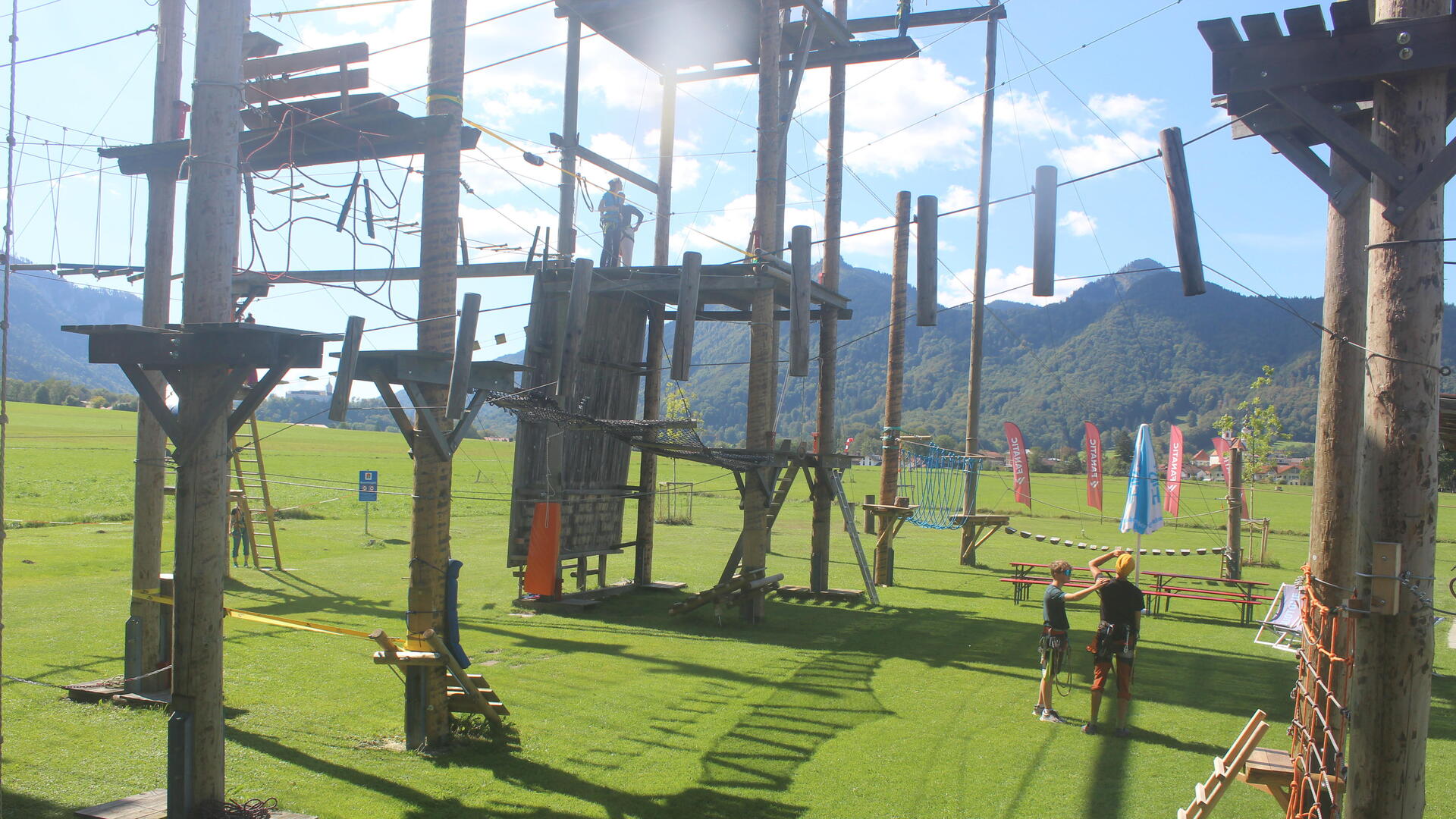 Live webcam view Chiemgau High Ropes Course