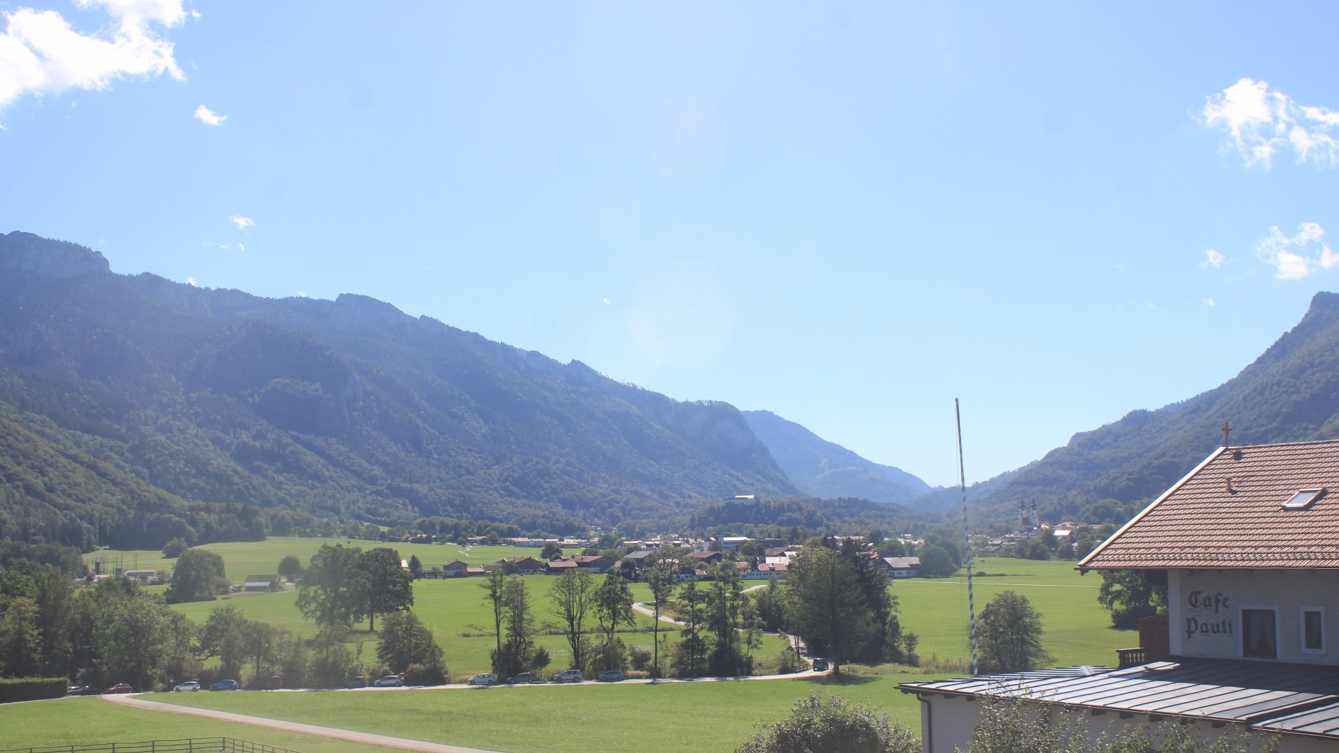 Live webcam view Aschau Café Pauli