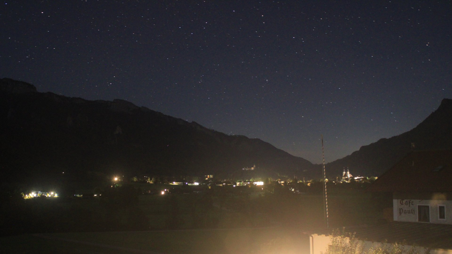 Live webcam view Aschau Café Pauli