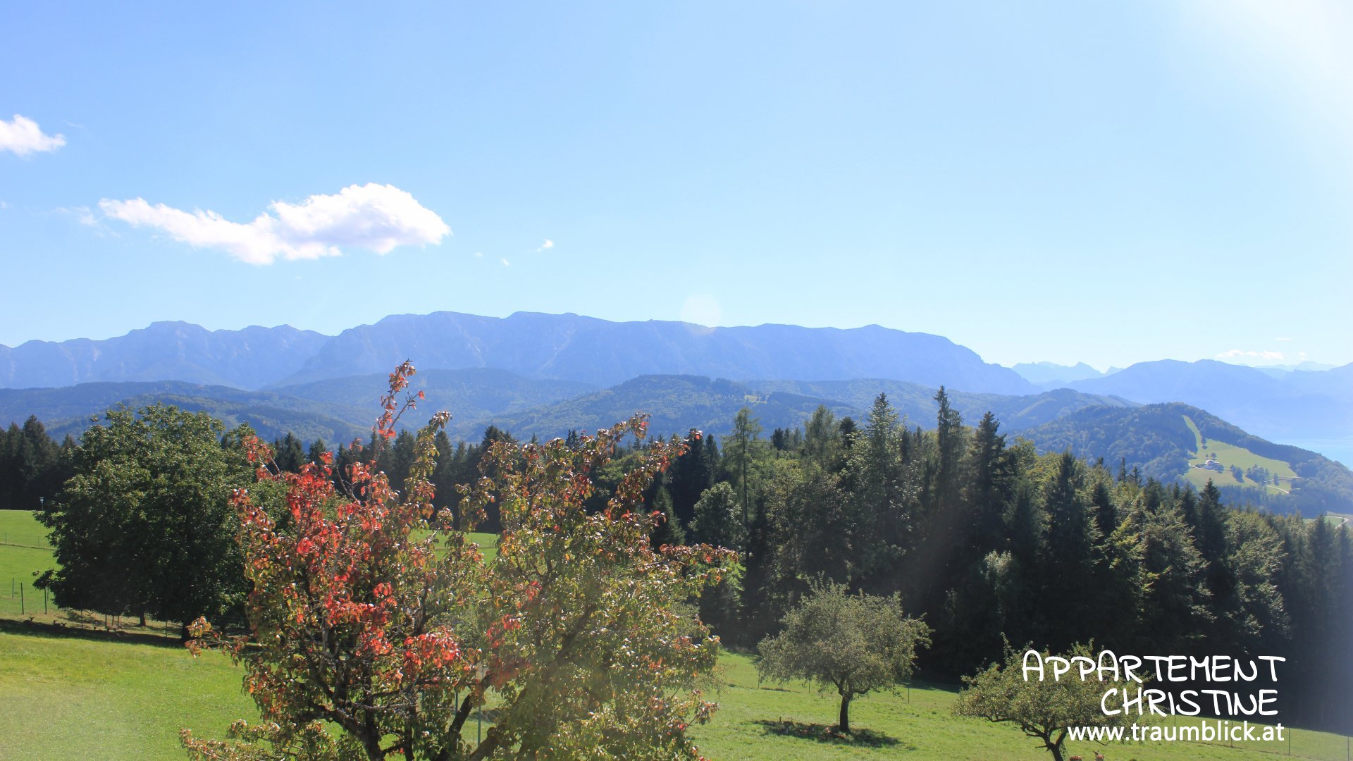 Live webcam view Attersee | Höllengebirge mountains