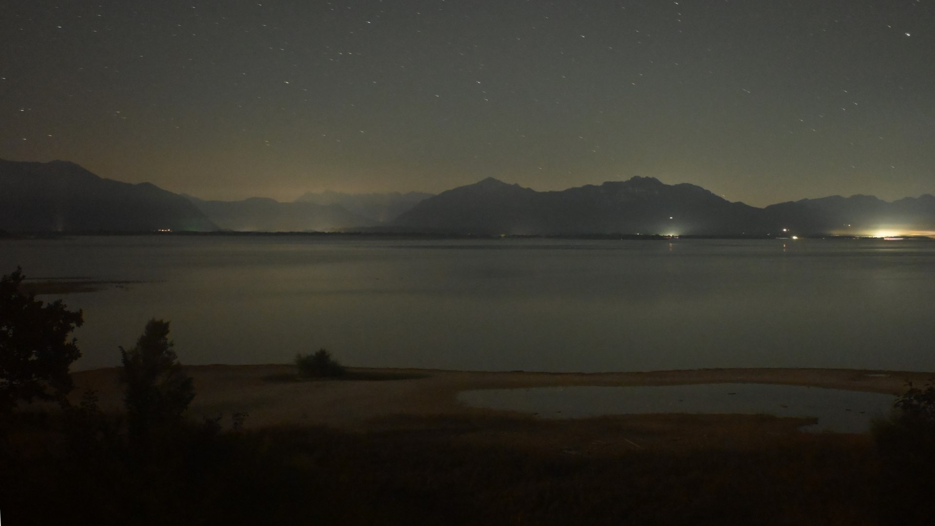 Live webcam view Lake Chiemsee from Chieming-Stöttham
