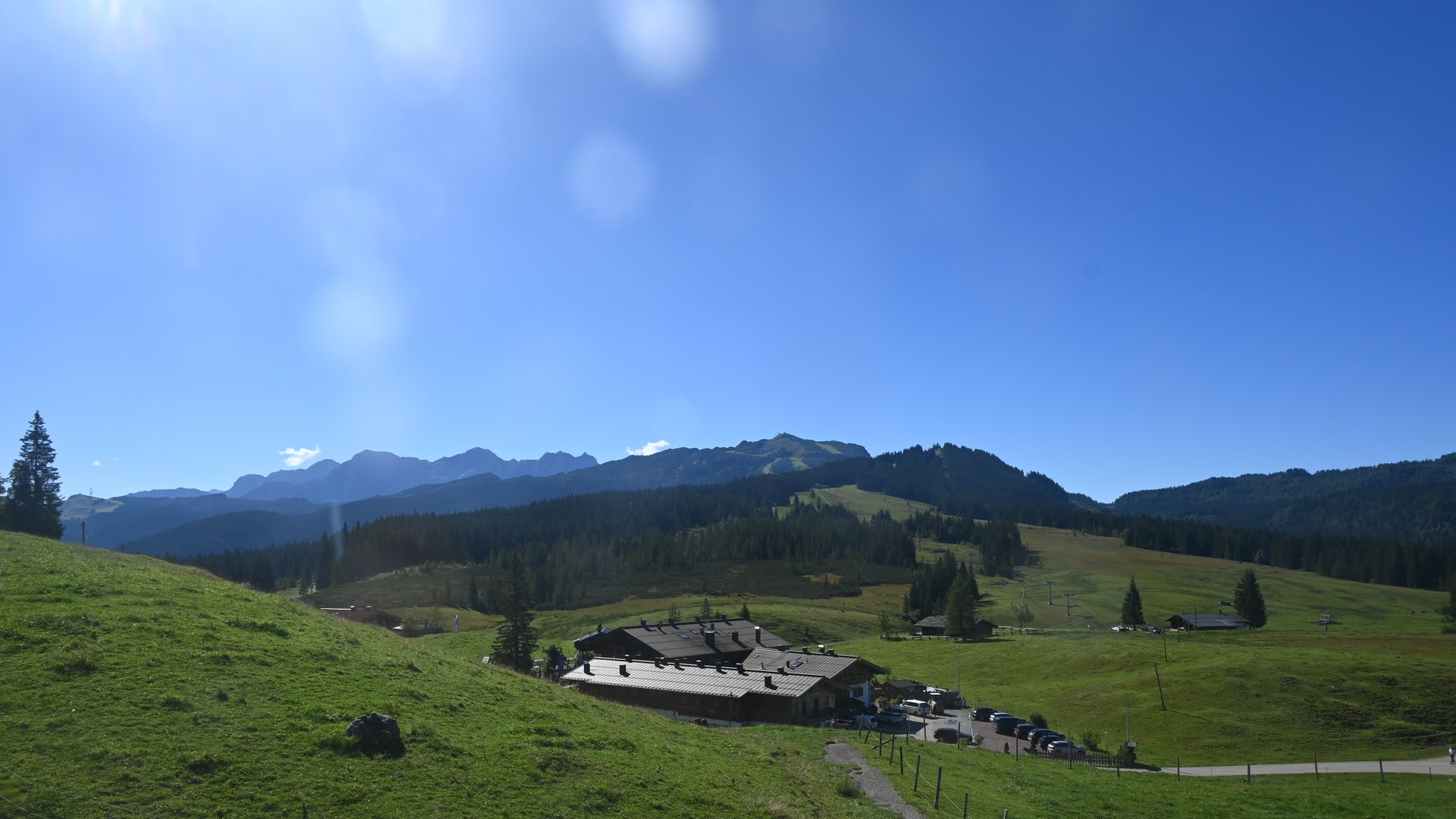 Live webcam view Sonnenalm on the Winklmoosalm
