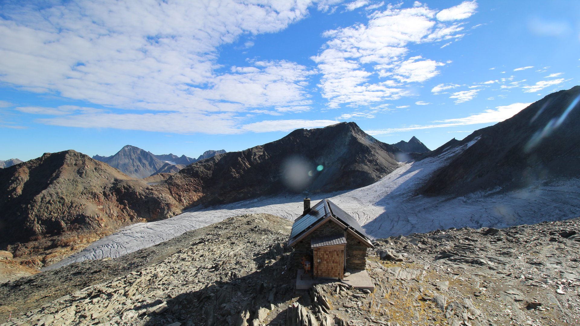 Live Ansicht Webcam Hochstubaihütte-Ost