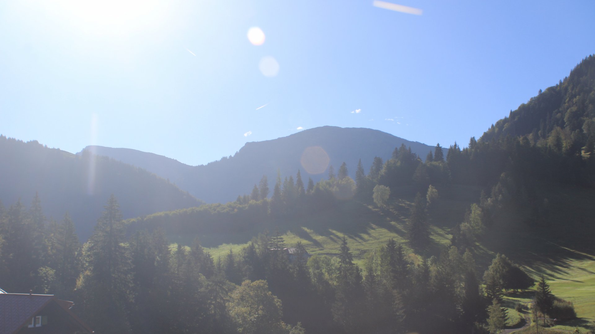 Live Ansicht Webcam Oberstaufen-Blick zum Hochgrat