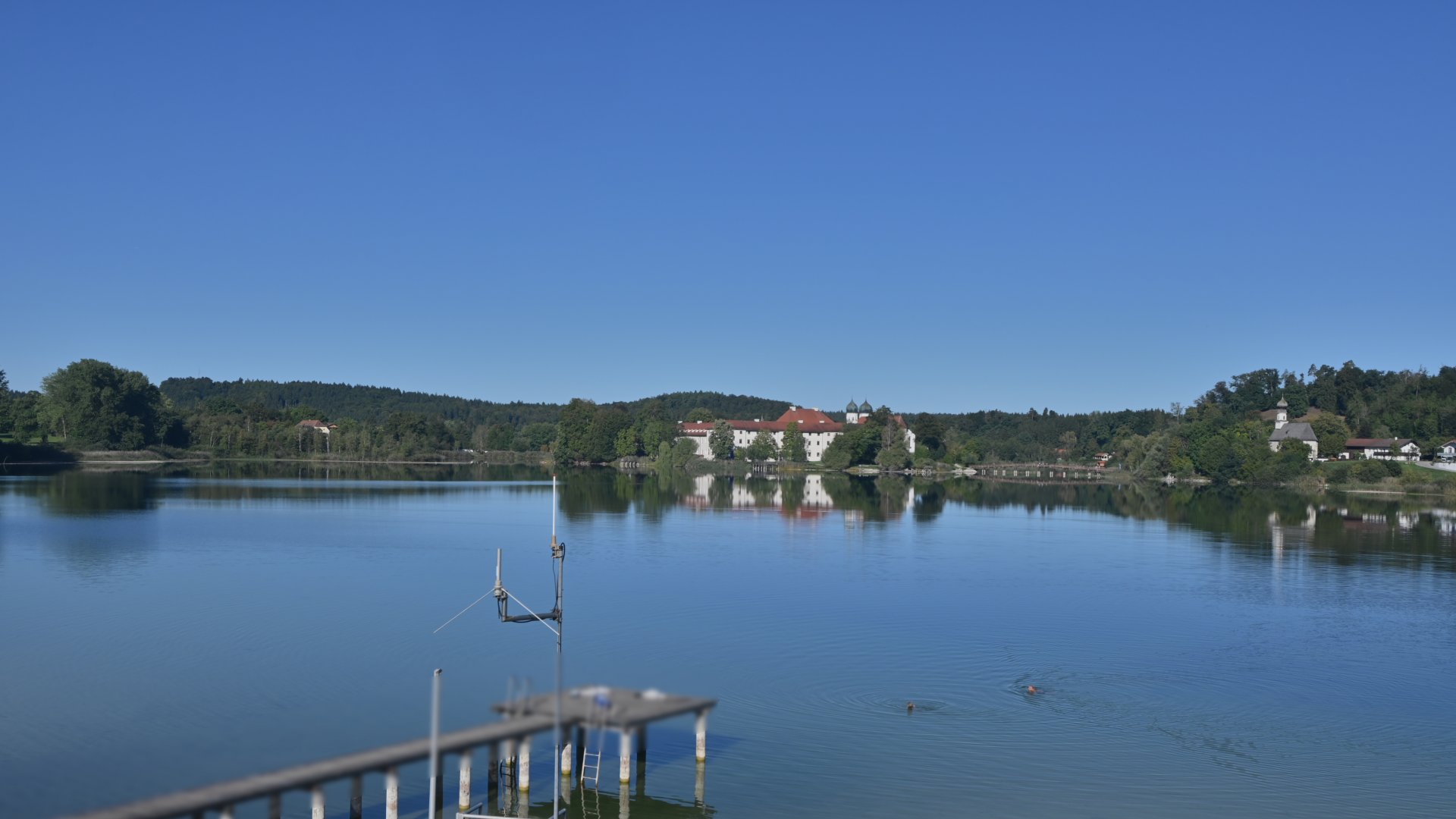 Live Ansicht Webcam Blick über den Seeoner See