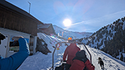 Materialtransport Weidener Hütte